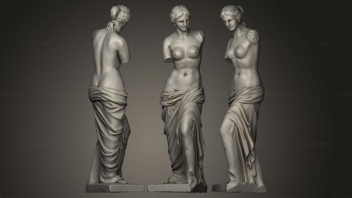 Статуэтки и статуи разные (Афродита современная интерпретация, STKR_0057) 3D модель для ЧПУ станка